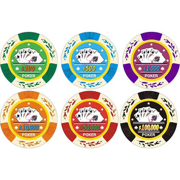 poker chips plastic