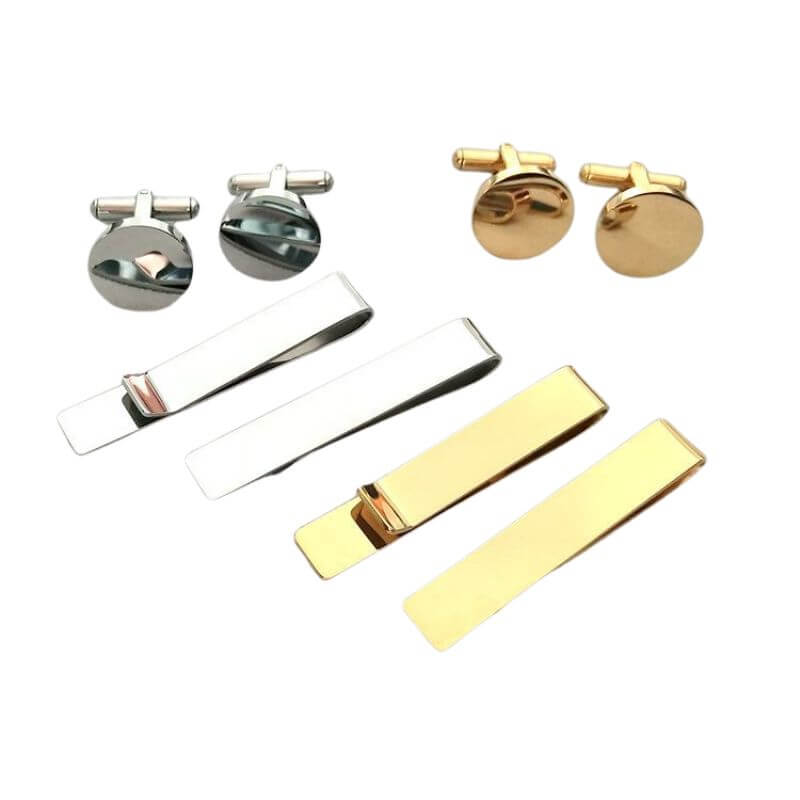 tie clips and cufflinks sets (2)