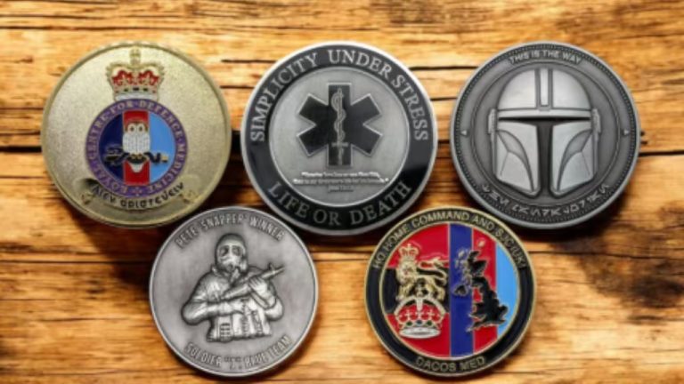 custom challenge coin no minimum double plating