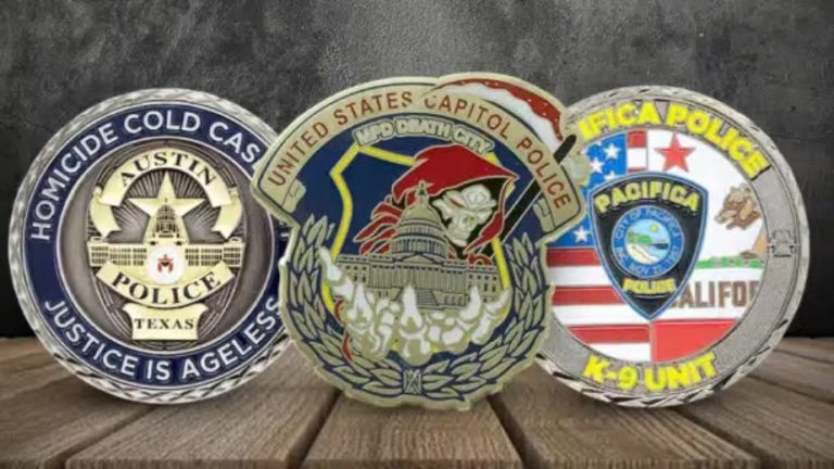 Police challenge coin