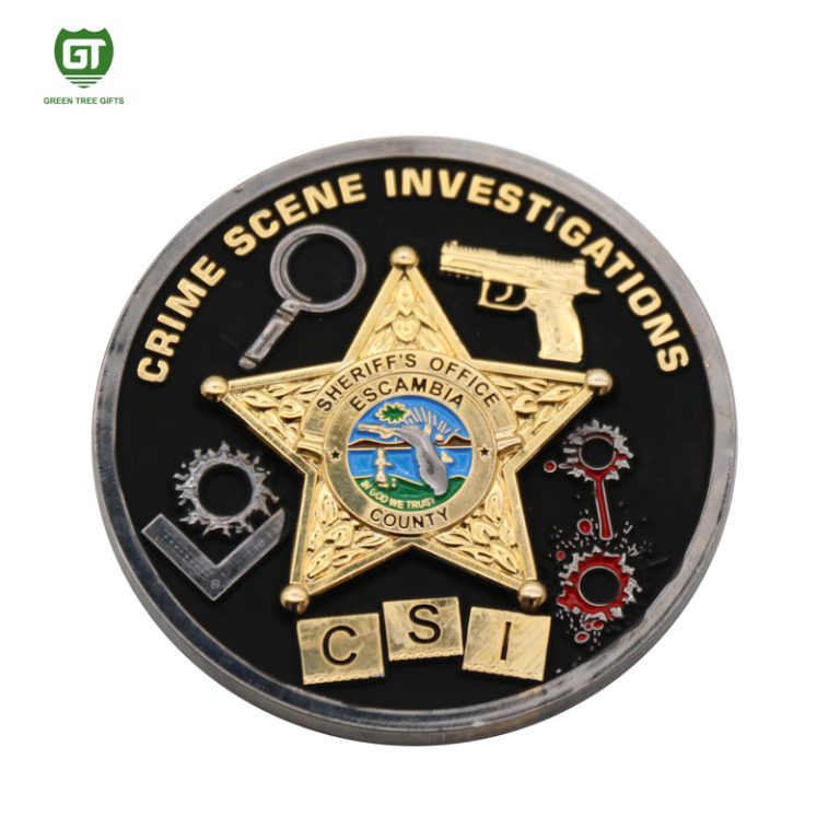 custom police challenge coins