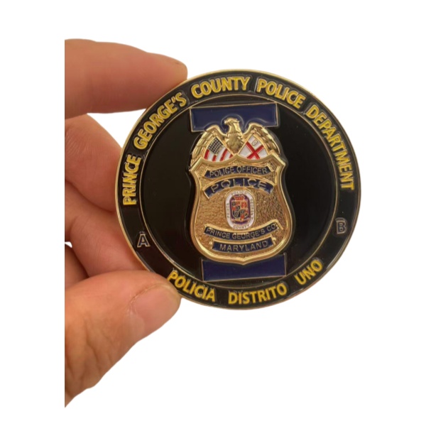 Police challenge coin