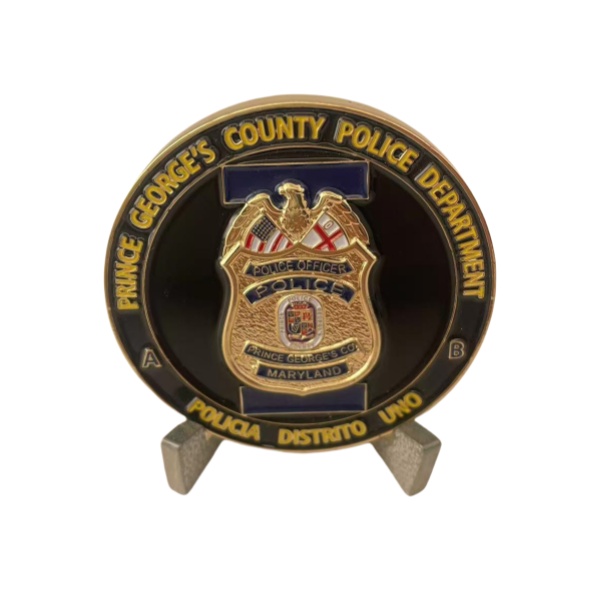 police coins