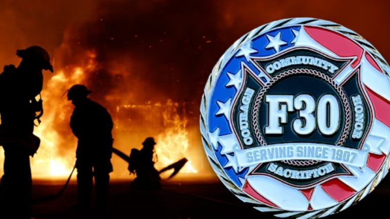 Firefighter Challenge Coins