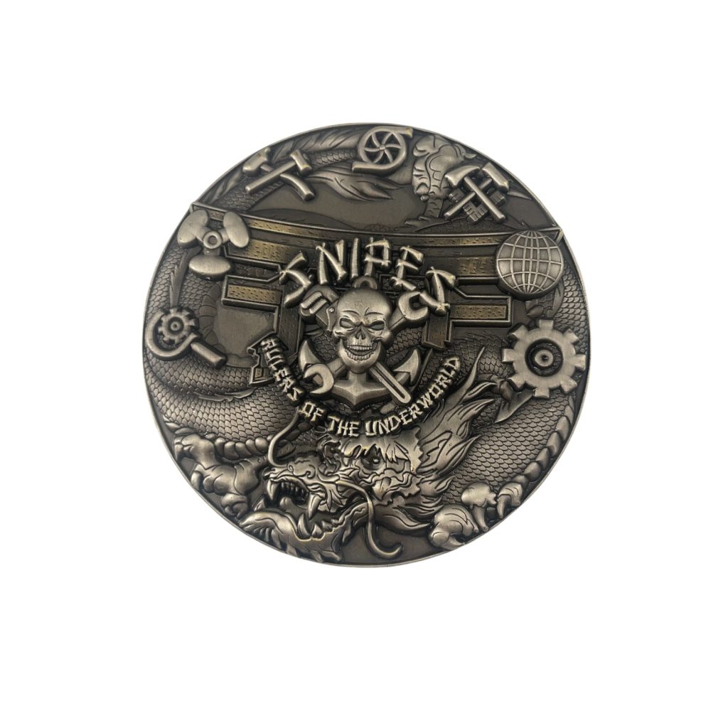 3.5Domed Design Snipes Chief Challenge Coin 1