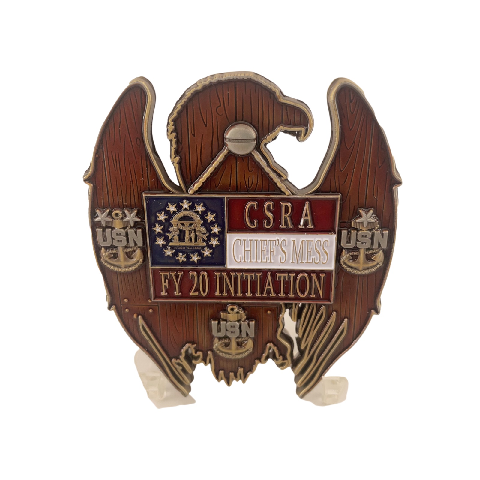 Eagle Shape USN Challenge Coin (1)