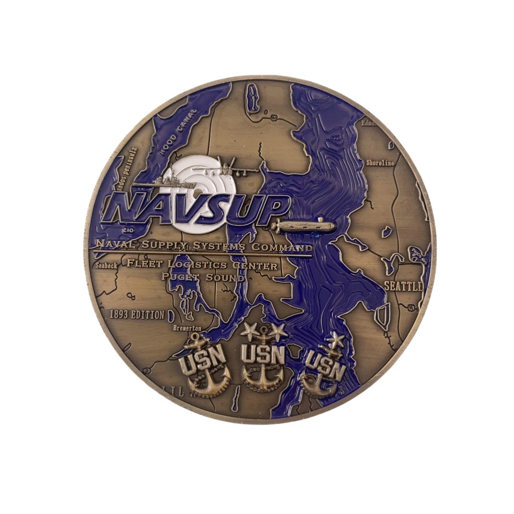 Naval Supply Systems Command Puget Sound Challenge Coin 1