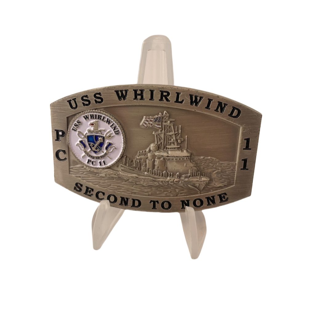 SECOND TO NONE Belt Buckle USS Whirlwind PC 11 Belt Buckle Zinc Alloy Man Belt Buckles 2