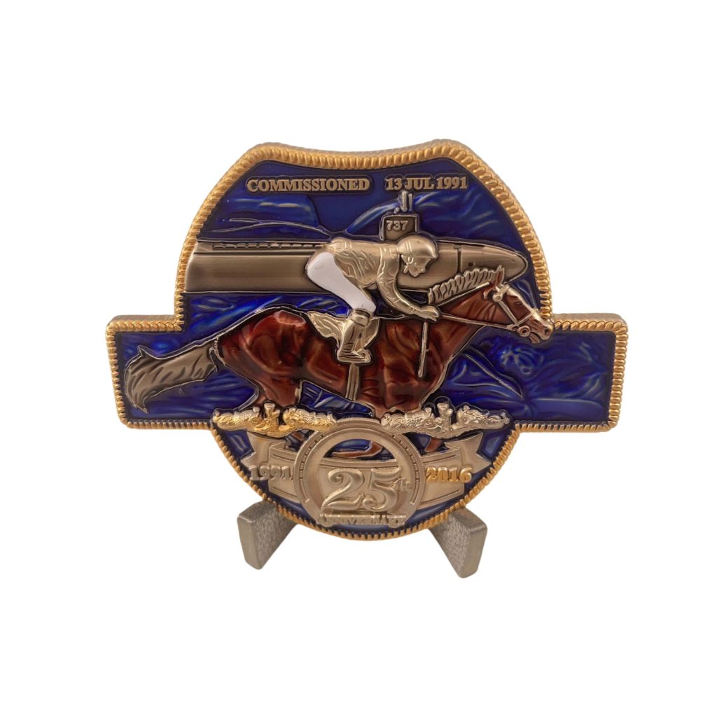 USS Kentucky SSBN 737 25th Commissioned Anniversary Challenge Coin 1