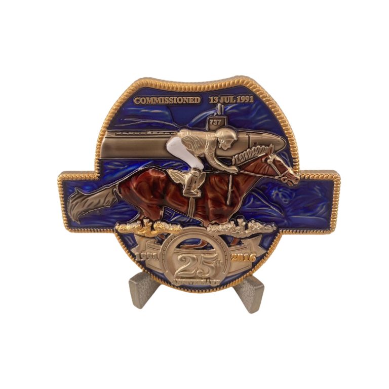 USS Kentucky SSBN 737 - 25th Commissioned Anniversary Challenge Coin (1)