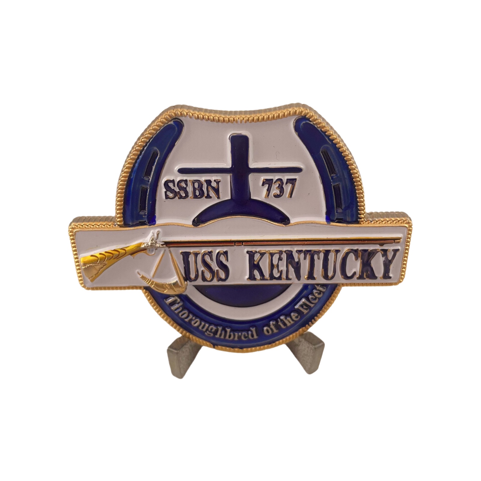 USS Kentucky SSBN 737 - 25th Commissioned Anniversary Challenge Coin (6)