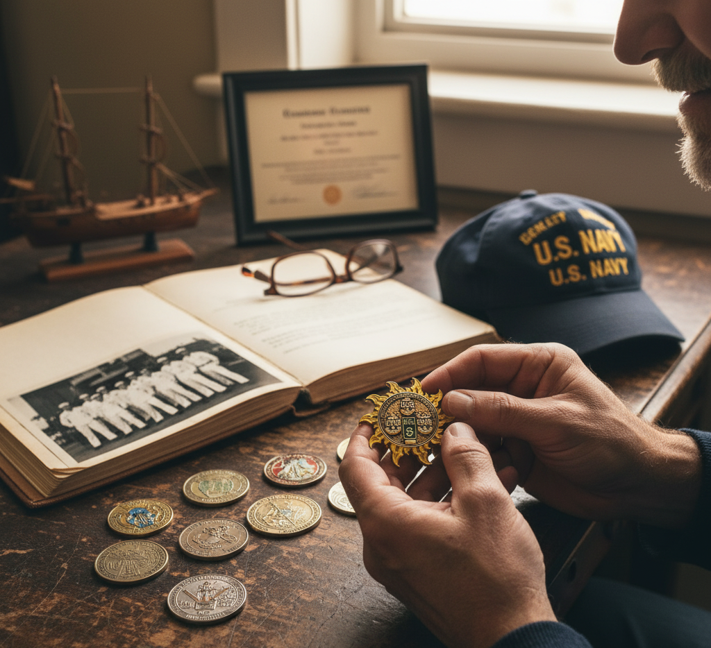 Unveiling Navy Challenge Coins