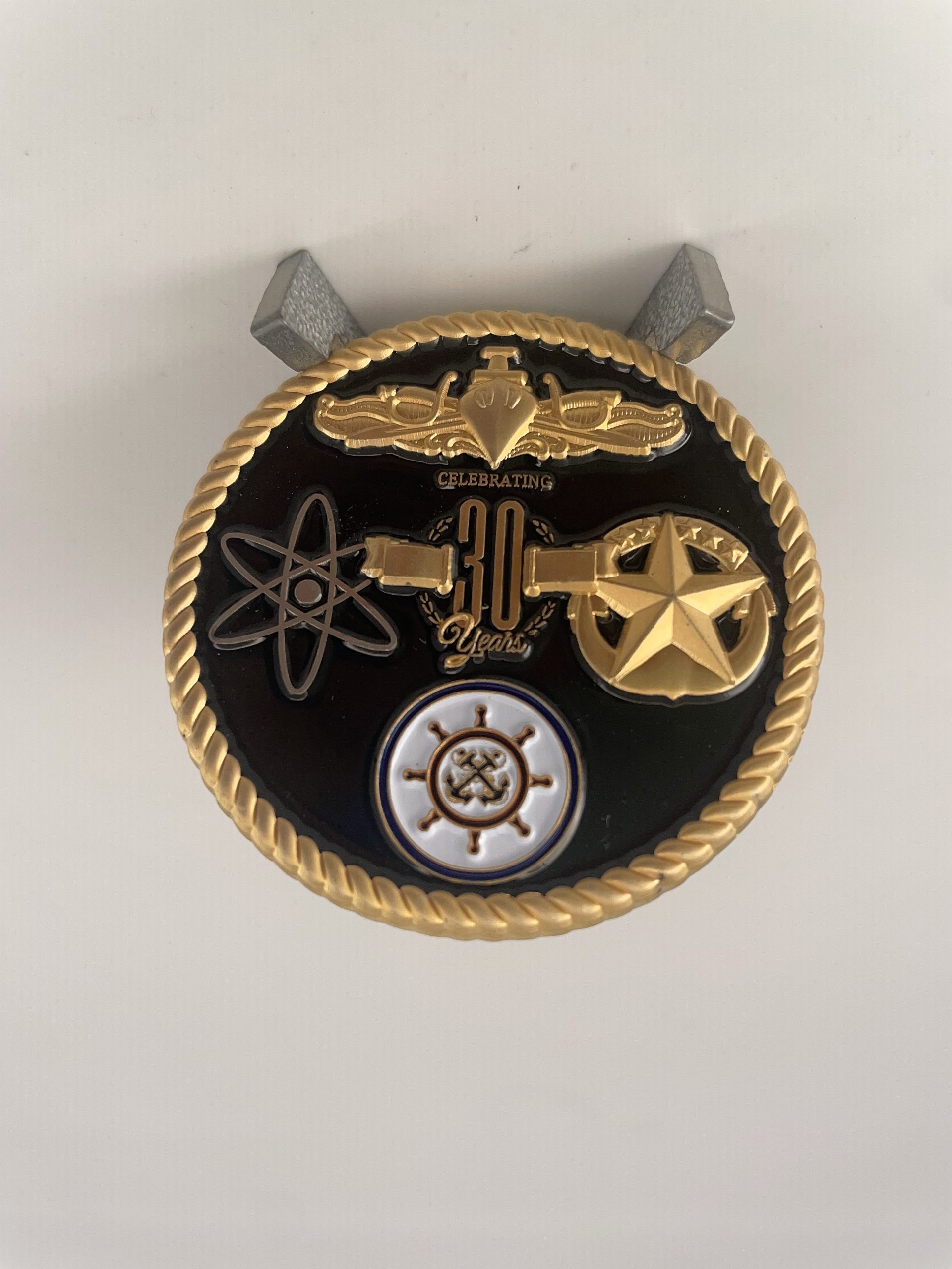 Awesome 2 Navy USN Military Jim Duke Celebrating 30 Years Challenge Coin (2)