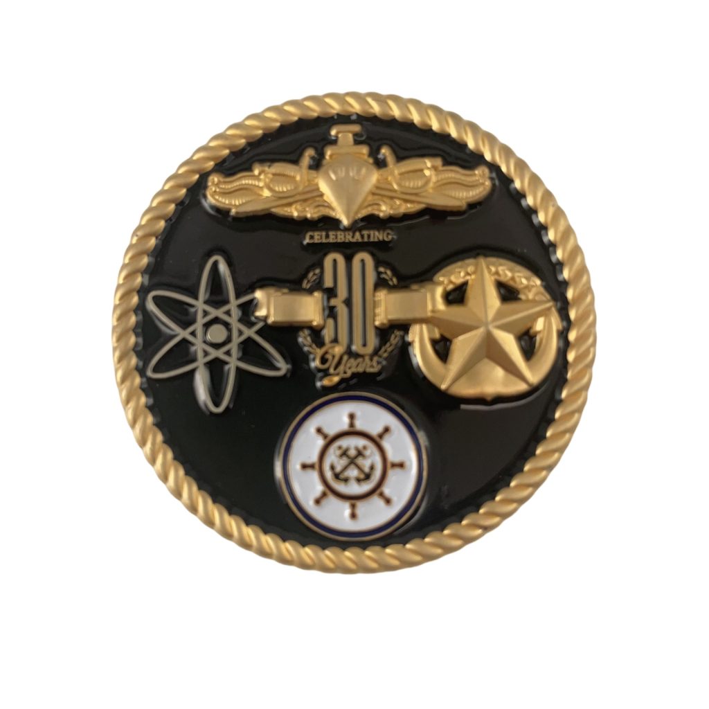 Navy USN Military Celebrating 30 Years Challenge Coin