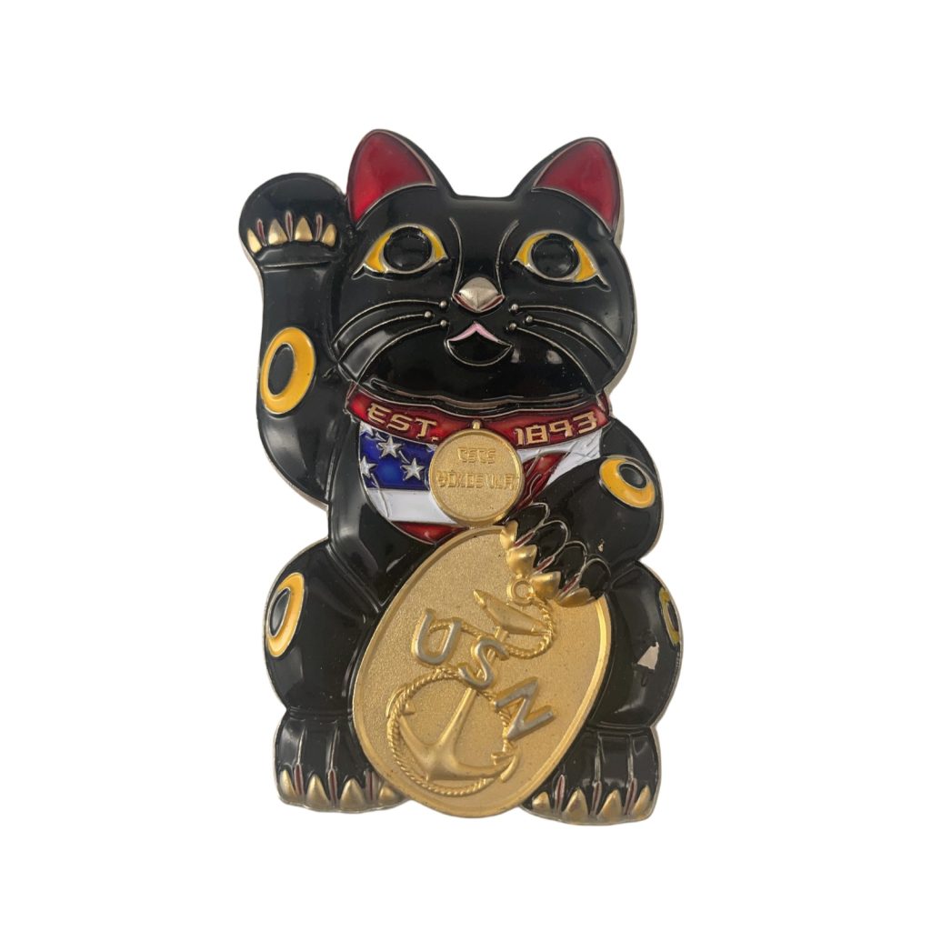 Black Navy Chief CPO Challenge Coin