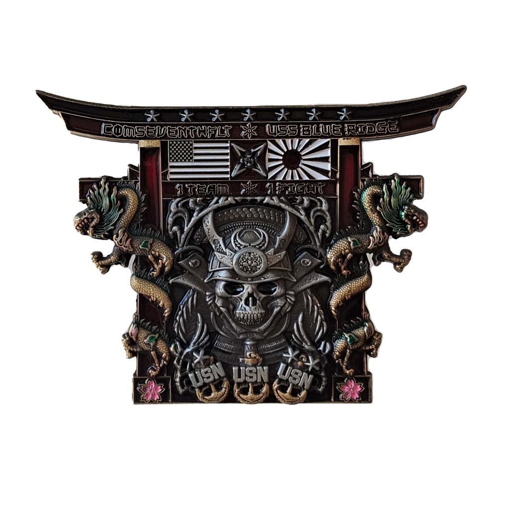 Comseventhflt USS Blue Ridge Commemorative Challenge Coin