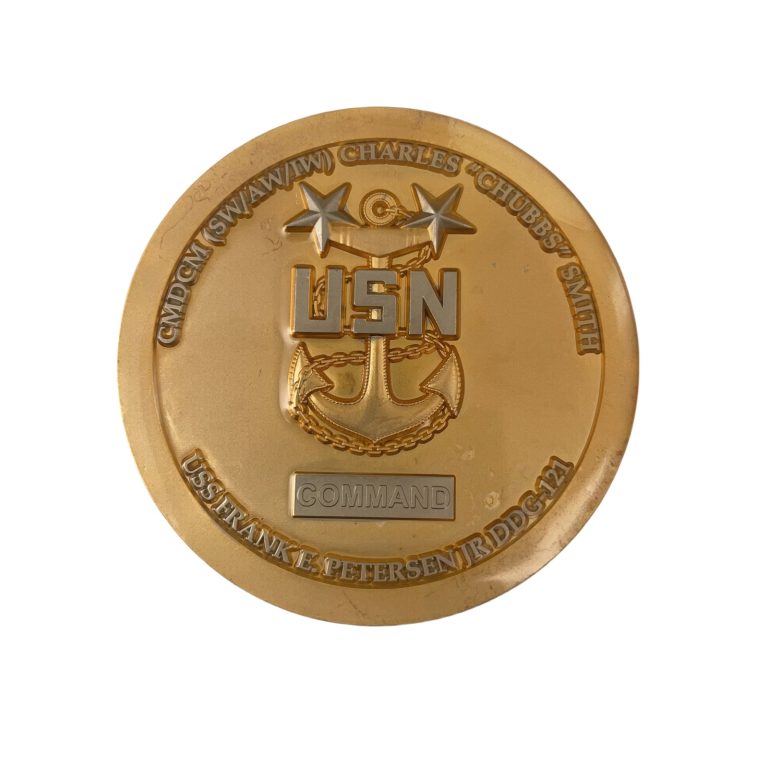 USS Chief Military Challenge Coin