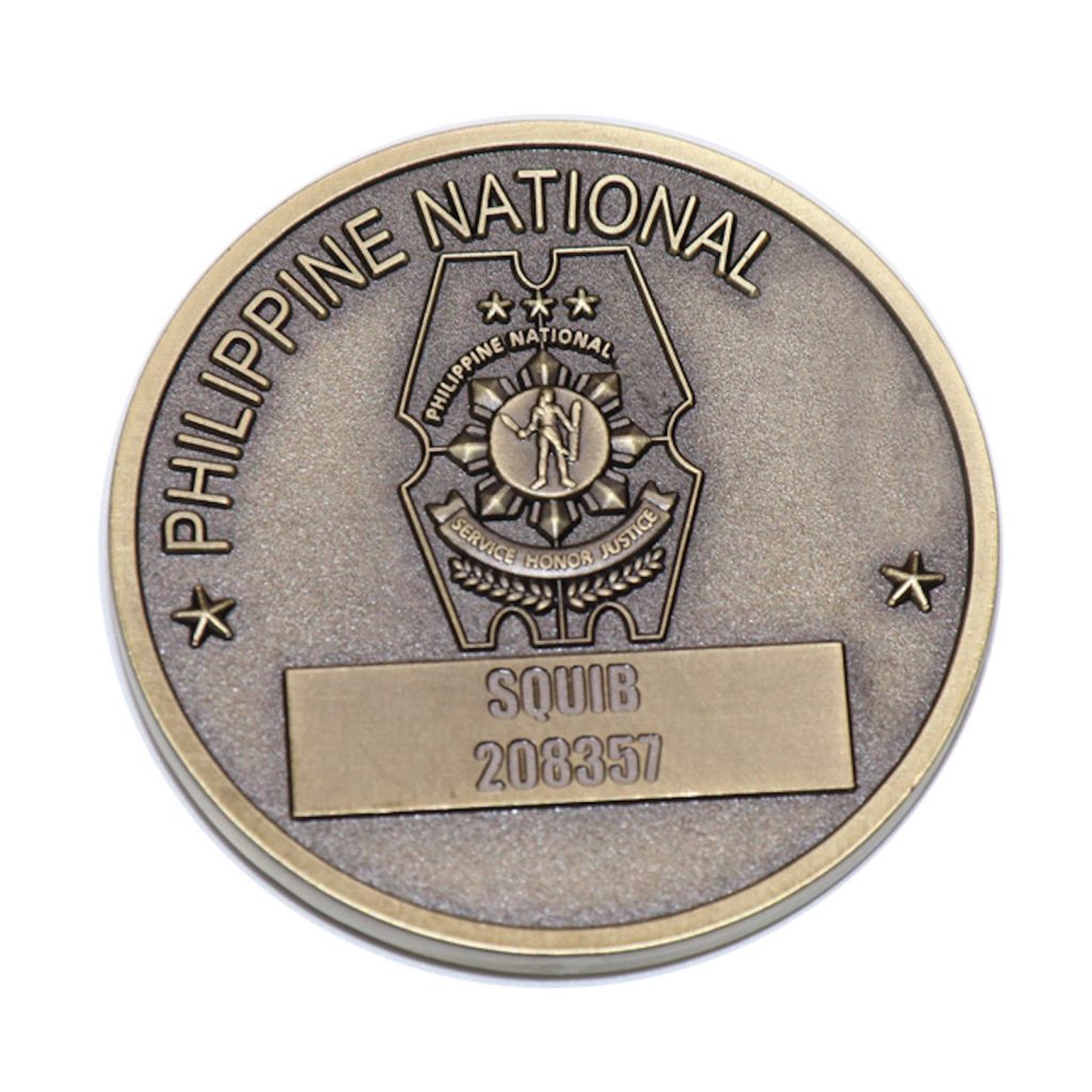 Honor and Service Personalized Challenge Coin