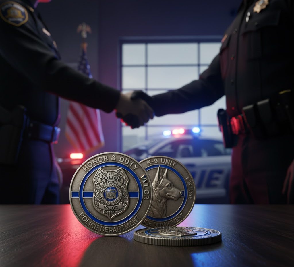 Custom Police Challenge Coins