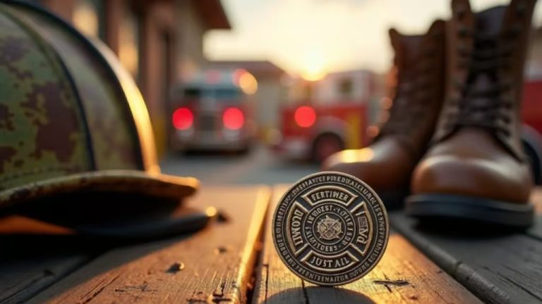 Firefighter Challenge Coin