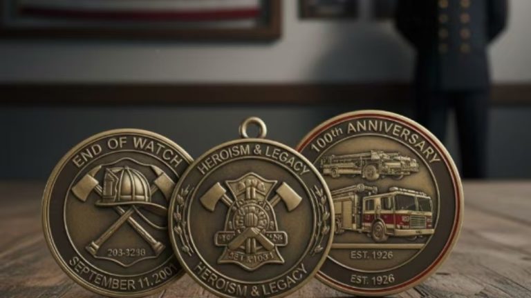 Firefighter Challenge Coins