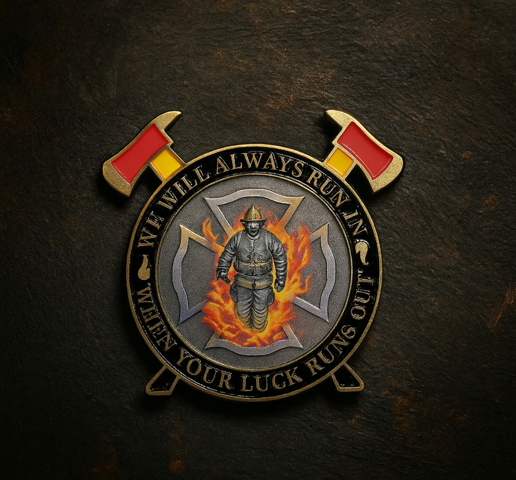 Custom Firefighter Coin