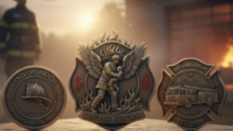 Firefighter Challenge Coins