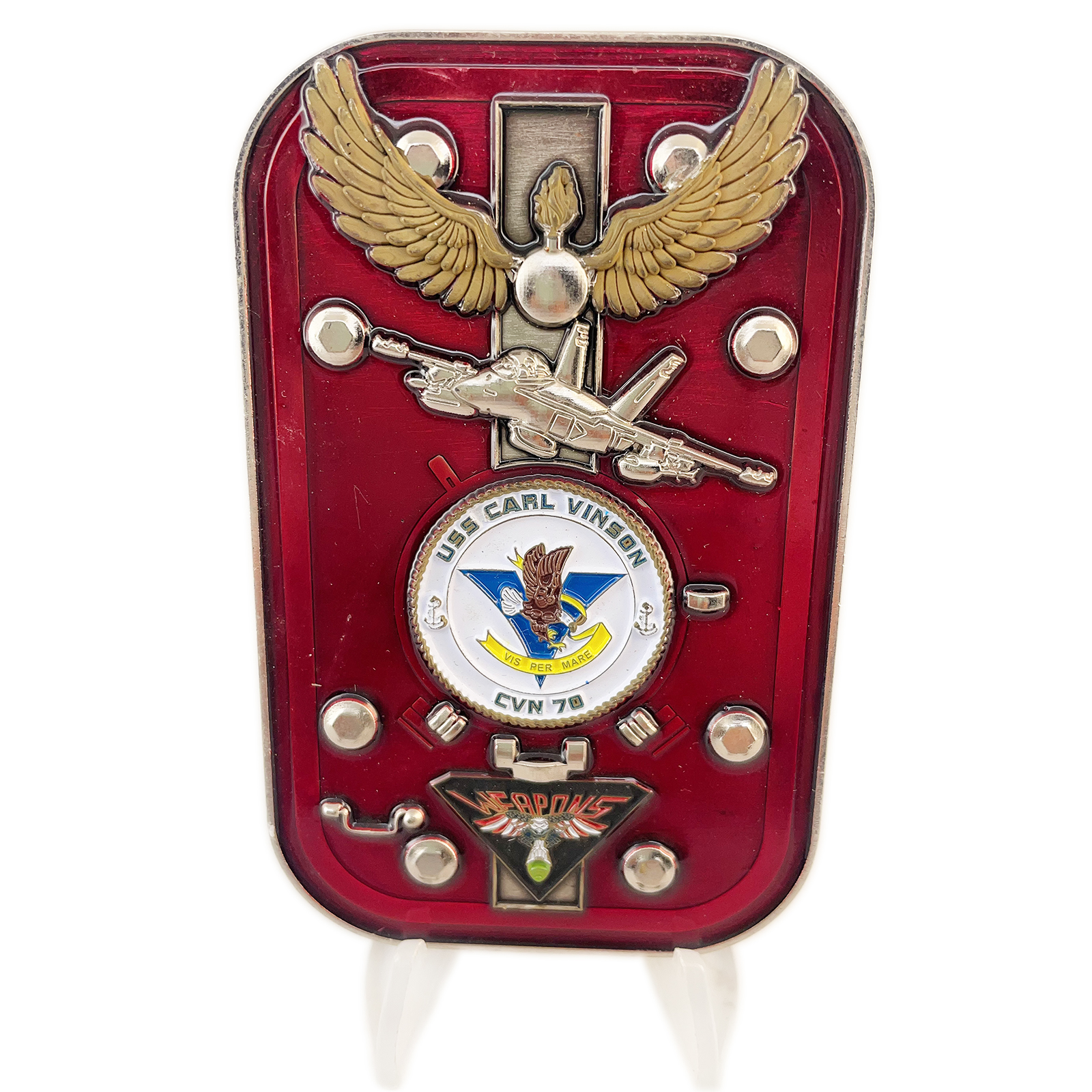 Custom rectangular gothic coin