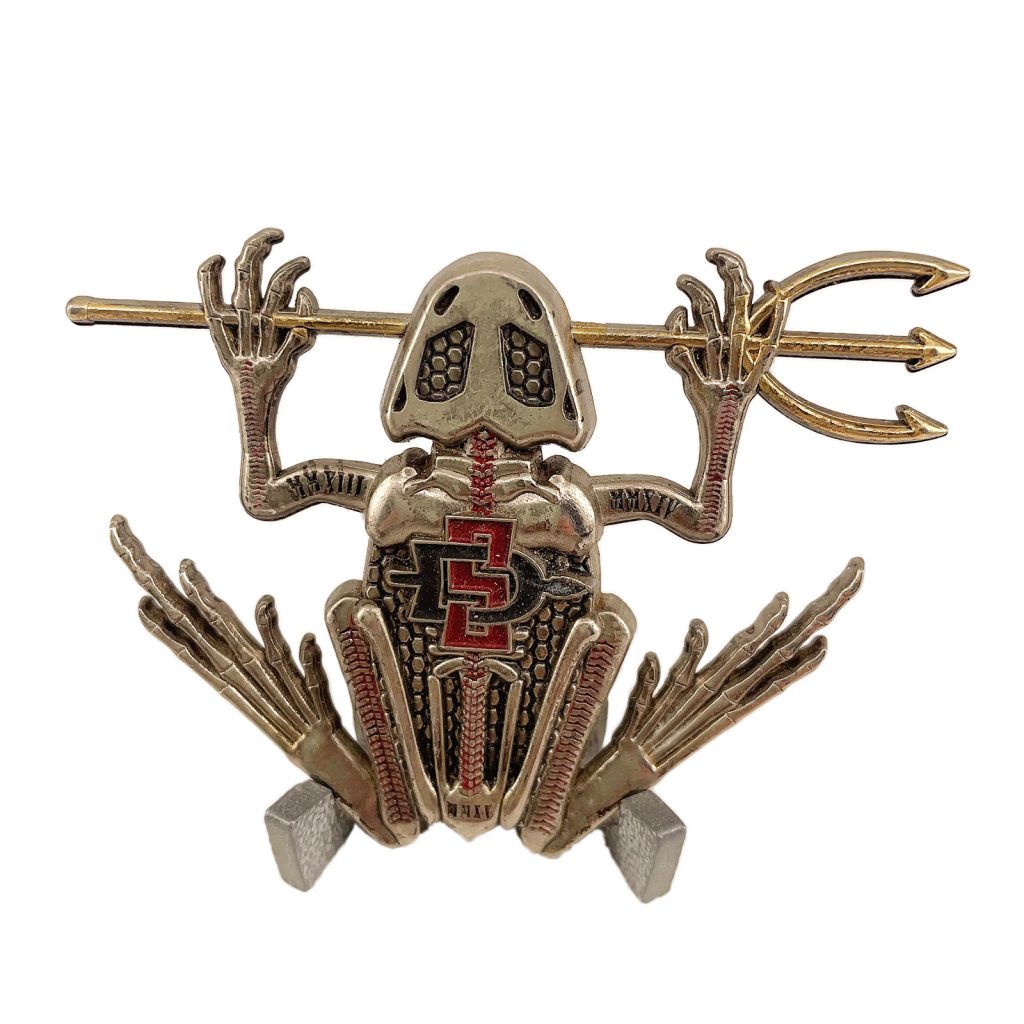 Custom Skeleton Frog Challenge Coin