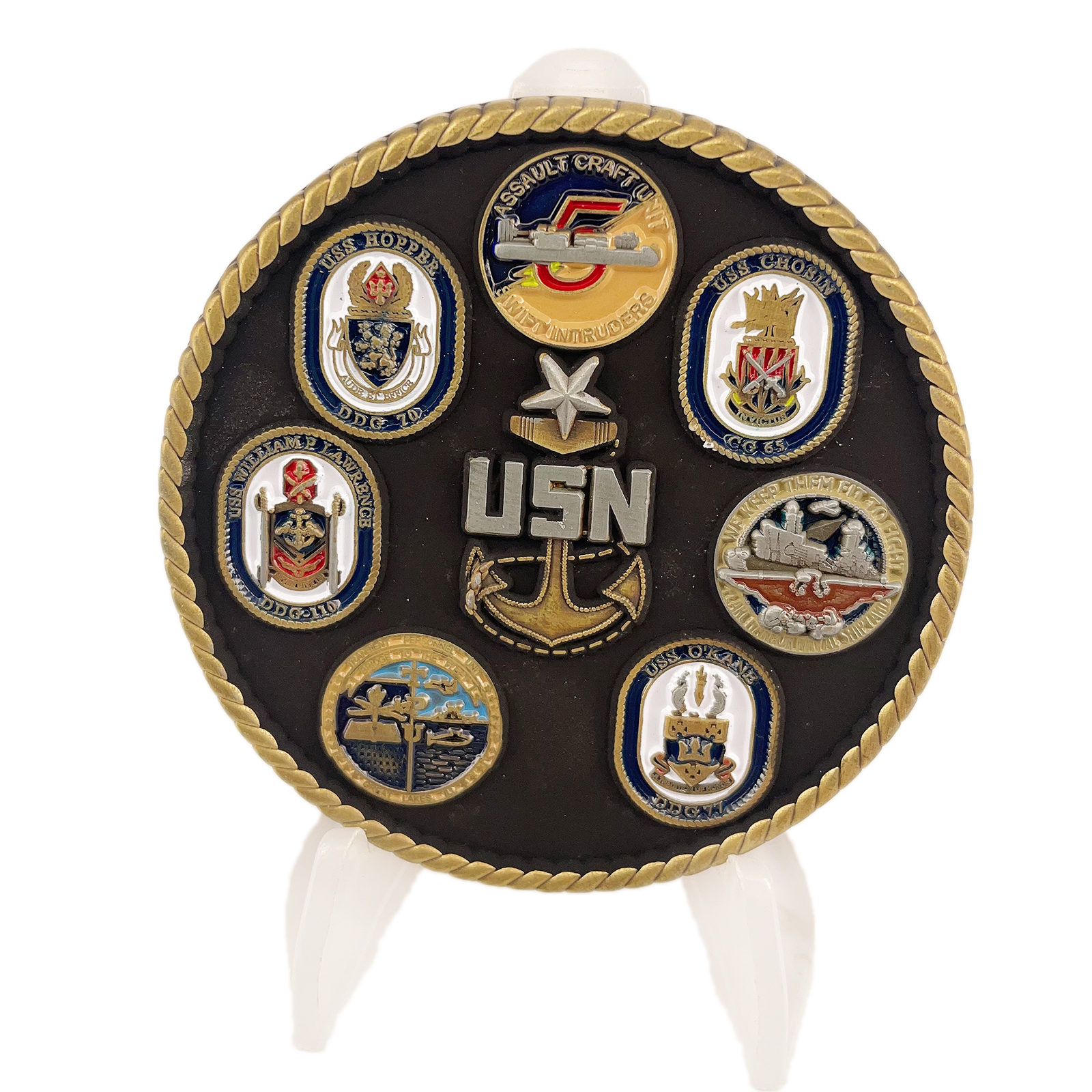 USN Gary Trujillo Challenge Coin