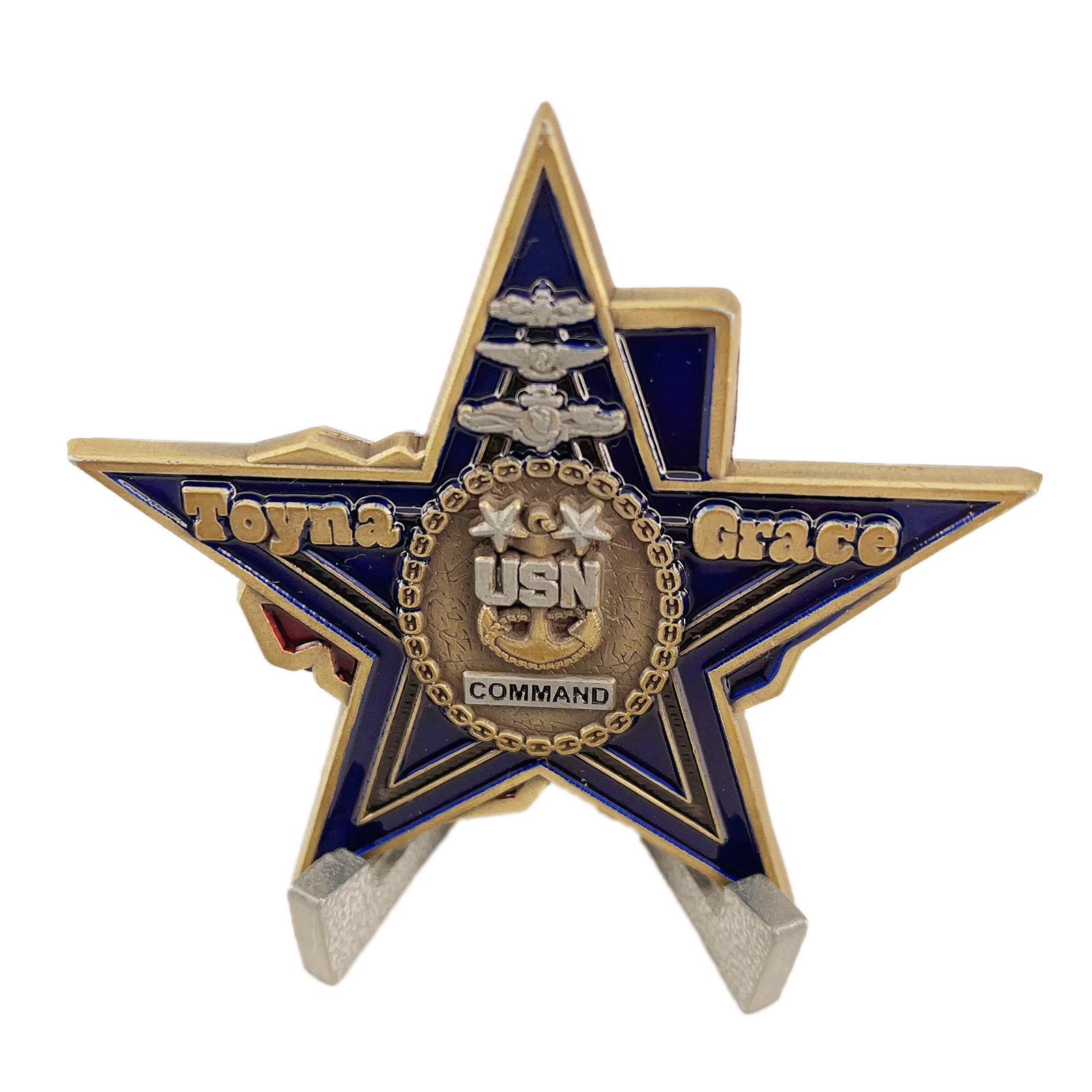 USN Commander Toyna Grace Challenge Coin