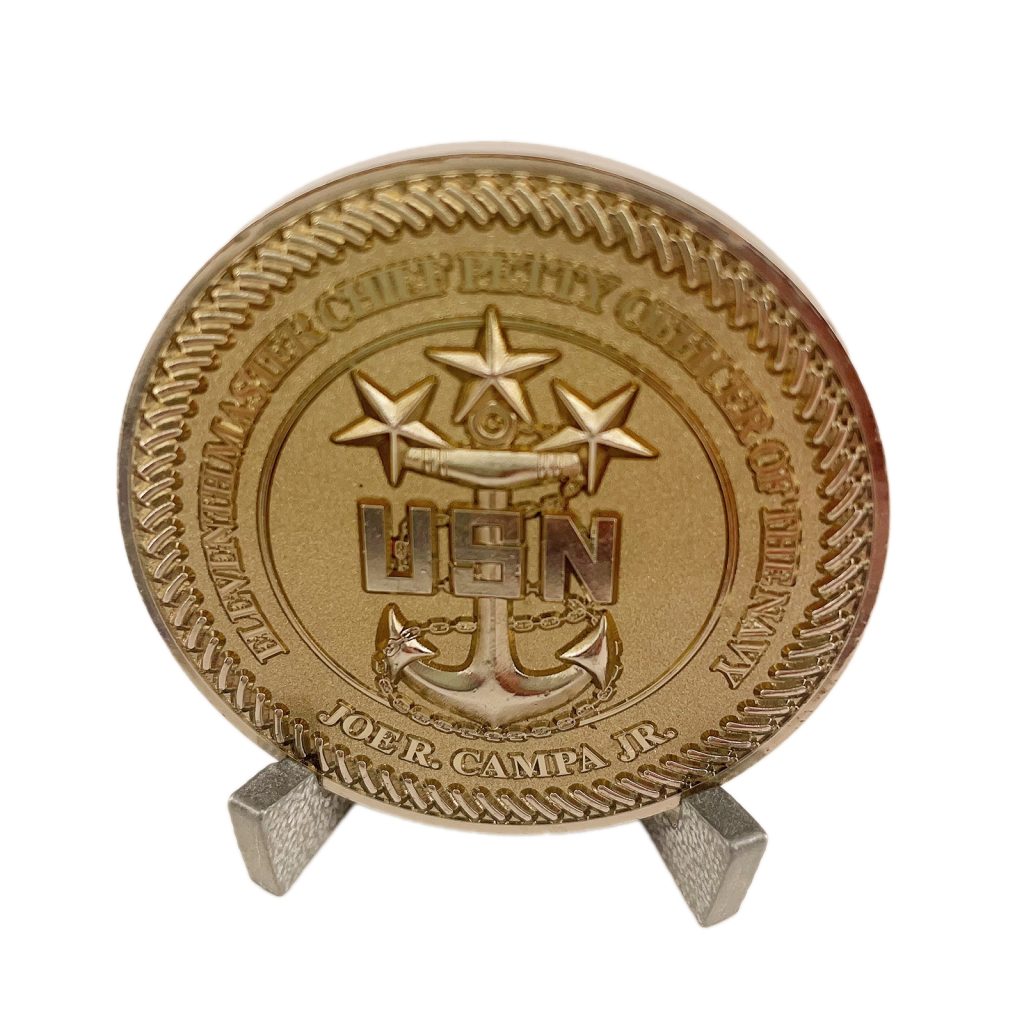 Master Chief Petty Officer Of The Navy 11th MCPON Joe Campa USN Challenge Coin