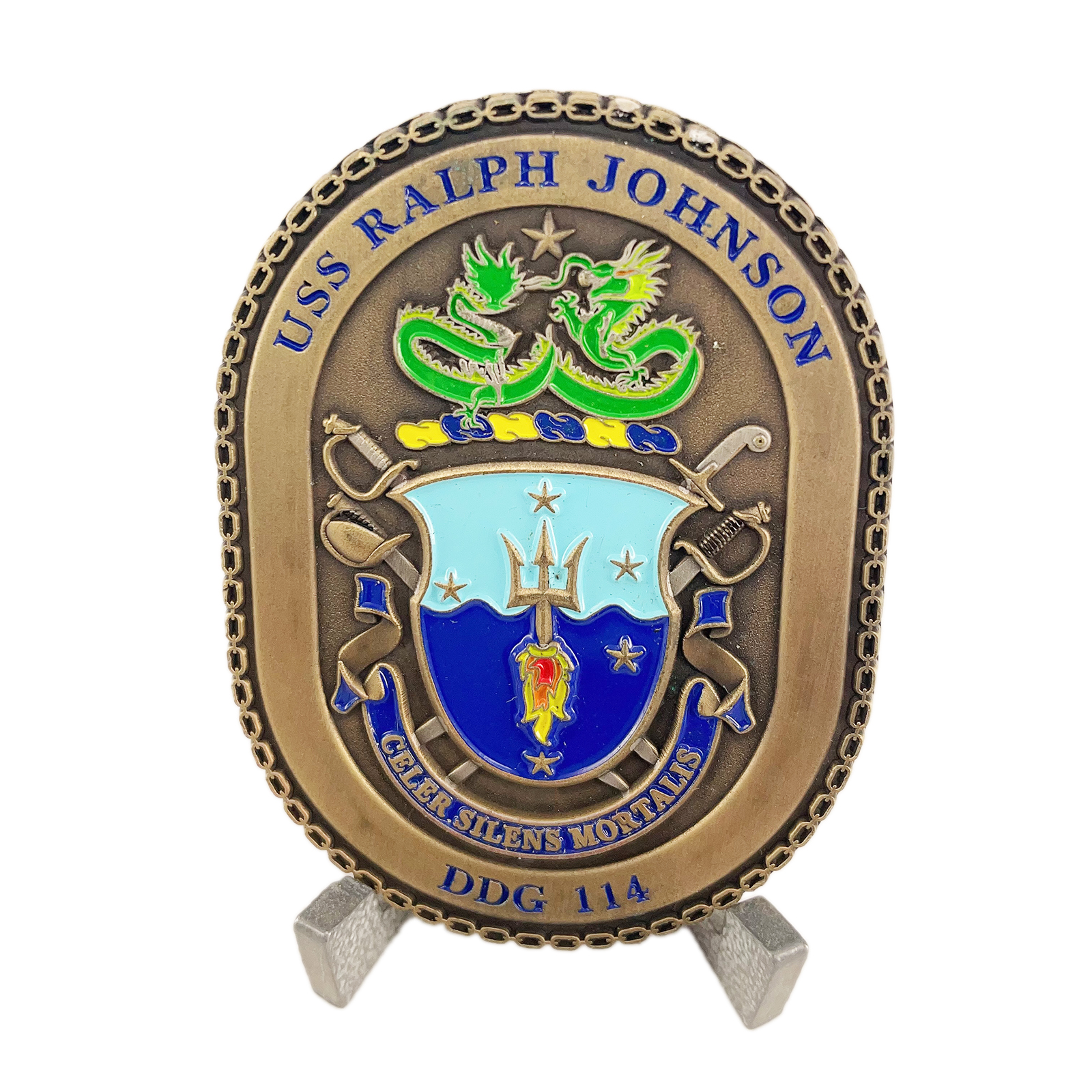 USS Ralph Johnson Challenge Coin