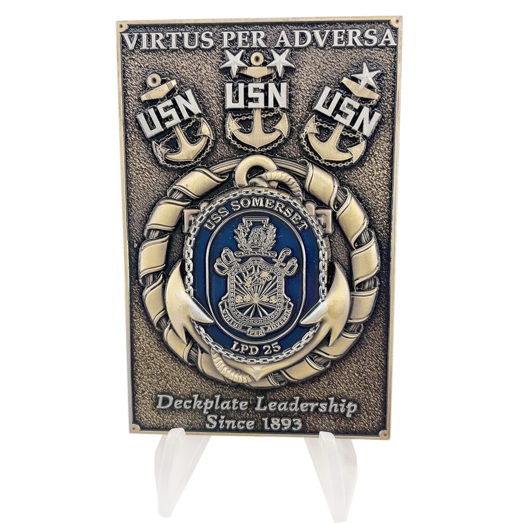 USS Somerset (LPD 25) Challenge Coin