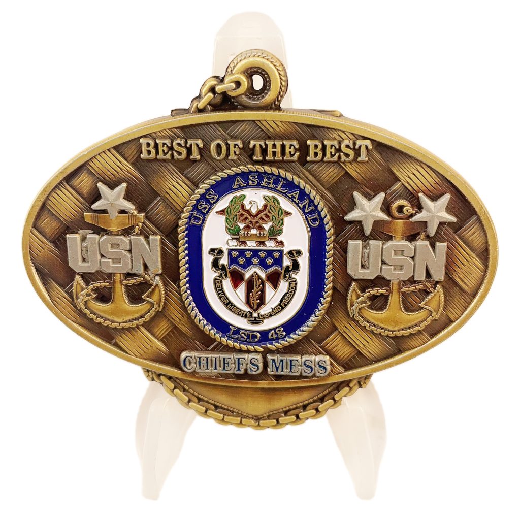 USN CPO Chiefs Mess Challenge Coin