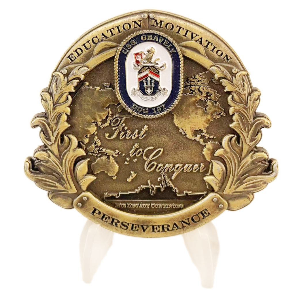 USS Gravely DDG107 Commemorative Coin