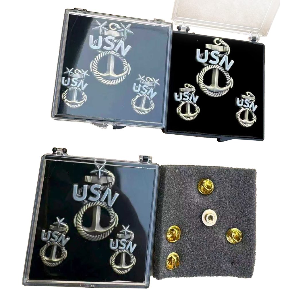 custom double plating hat pin