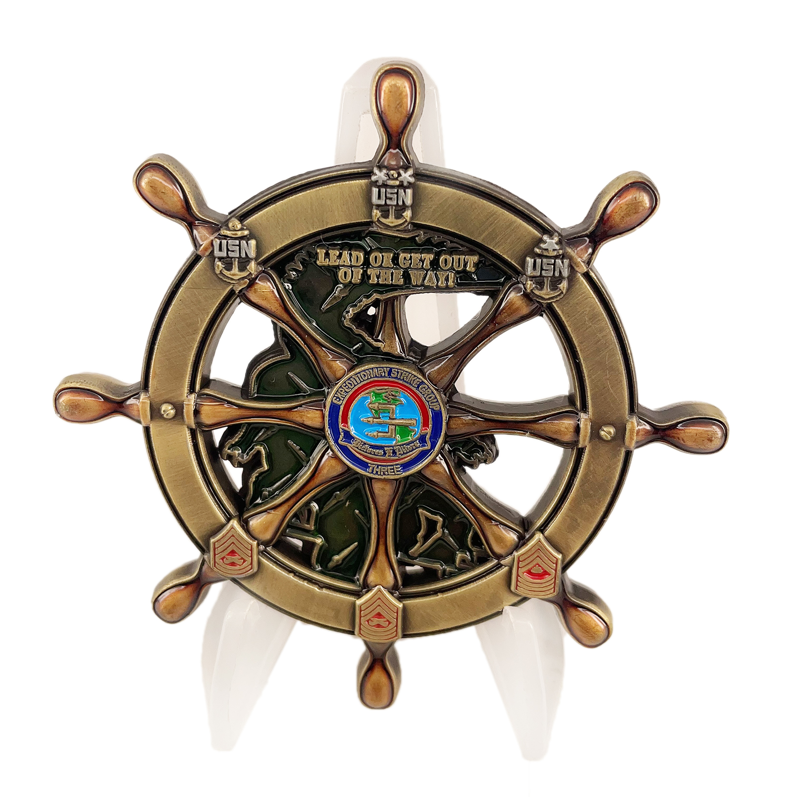 USN Group 3 Expeditionary Strike Challenge Coin