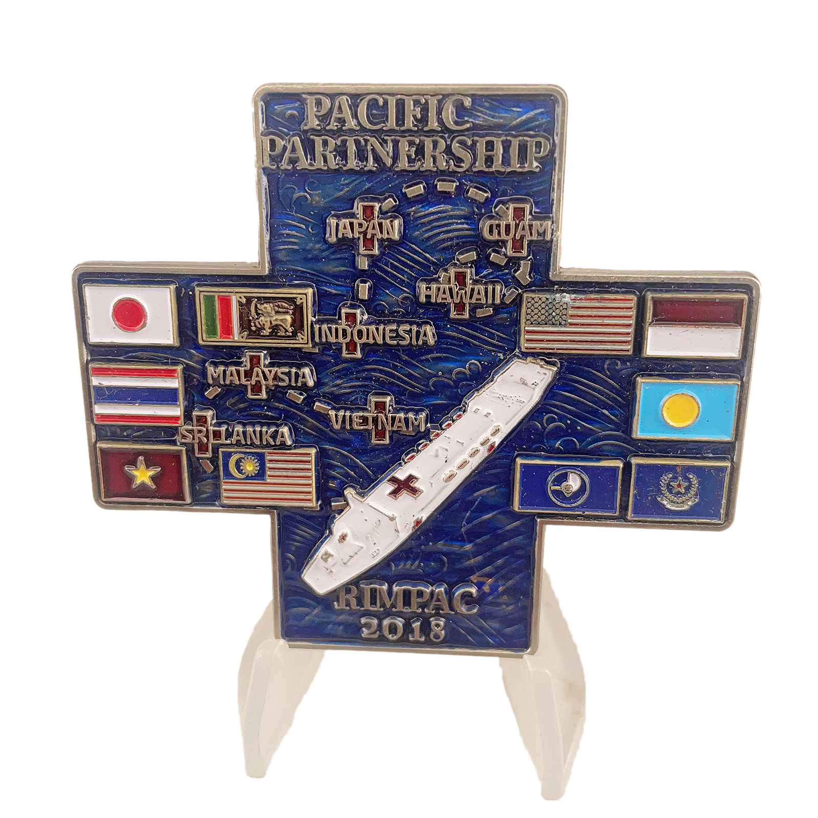 USNS Mercy Challenge Coin For Pacific Partnership Rimpac 2018