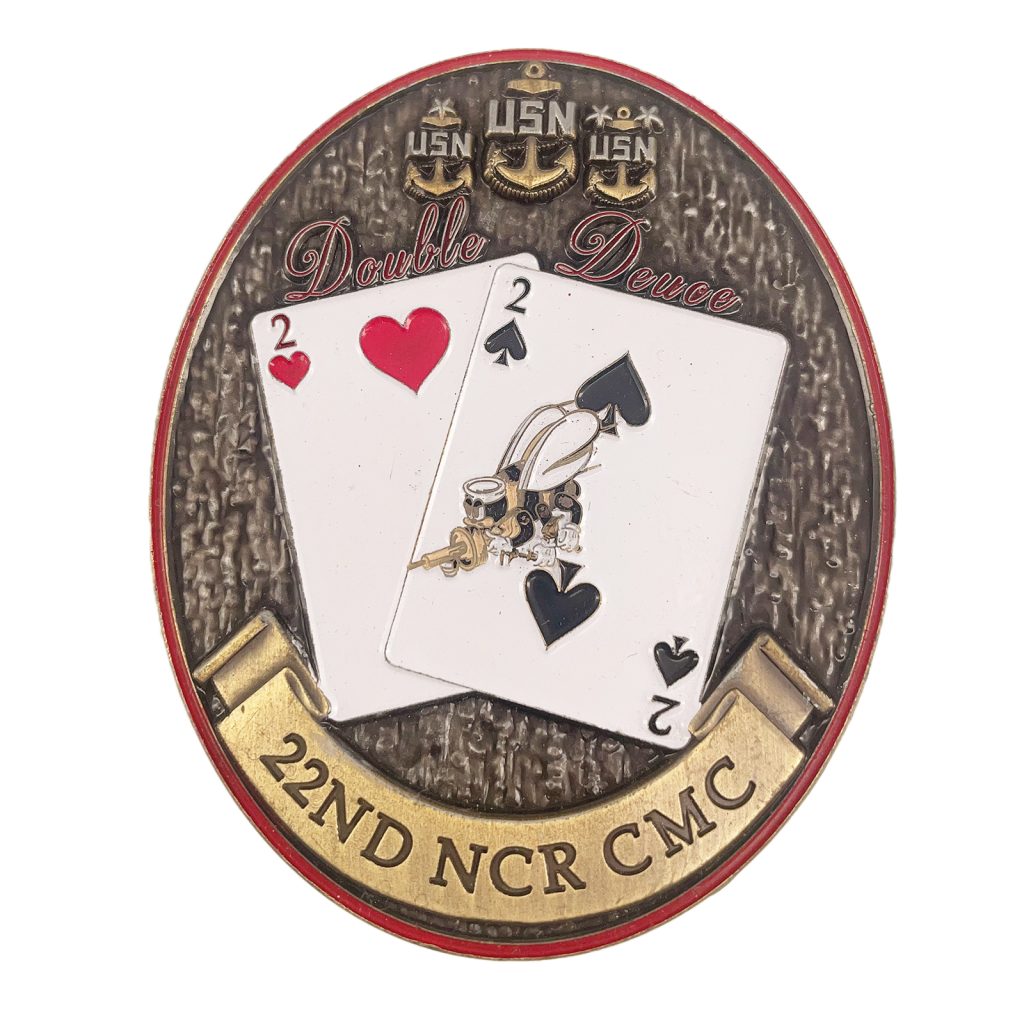 USN 22ND NCR CMC Challenge Coin