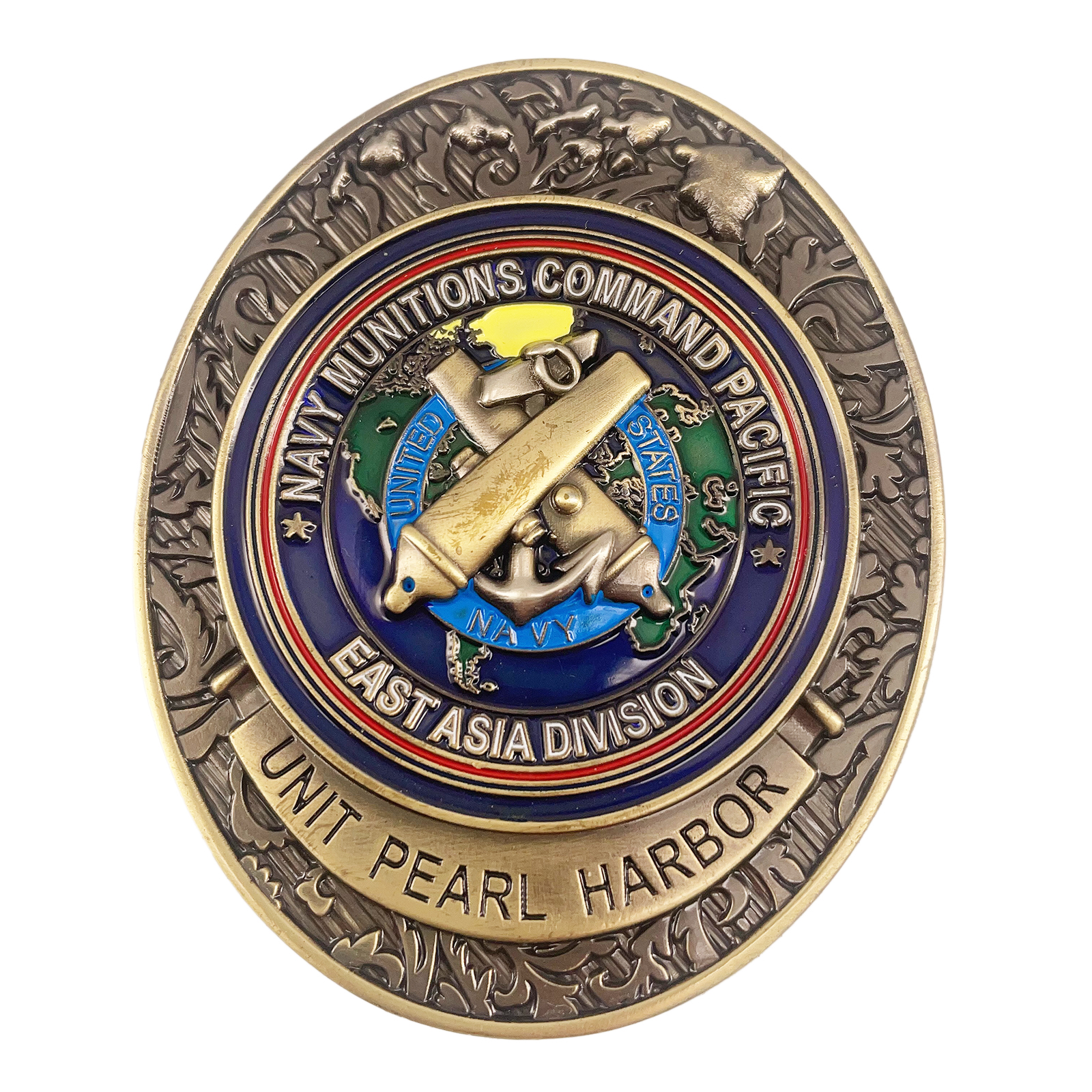 USN Munitions Command East Asia Div Commanding Officer Challenge Coin