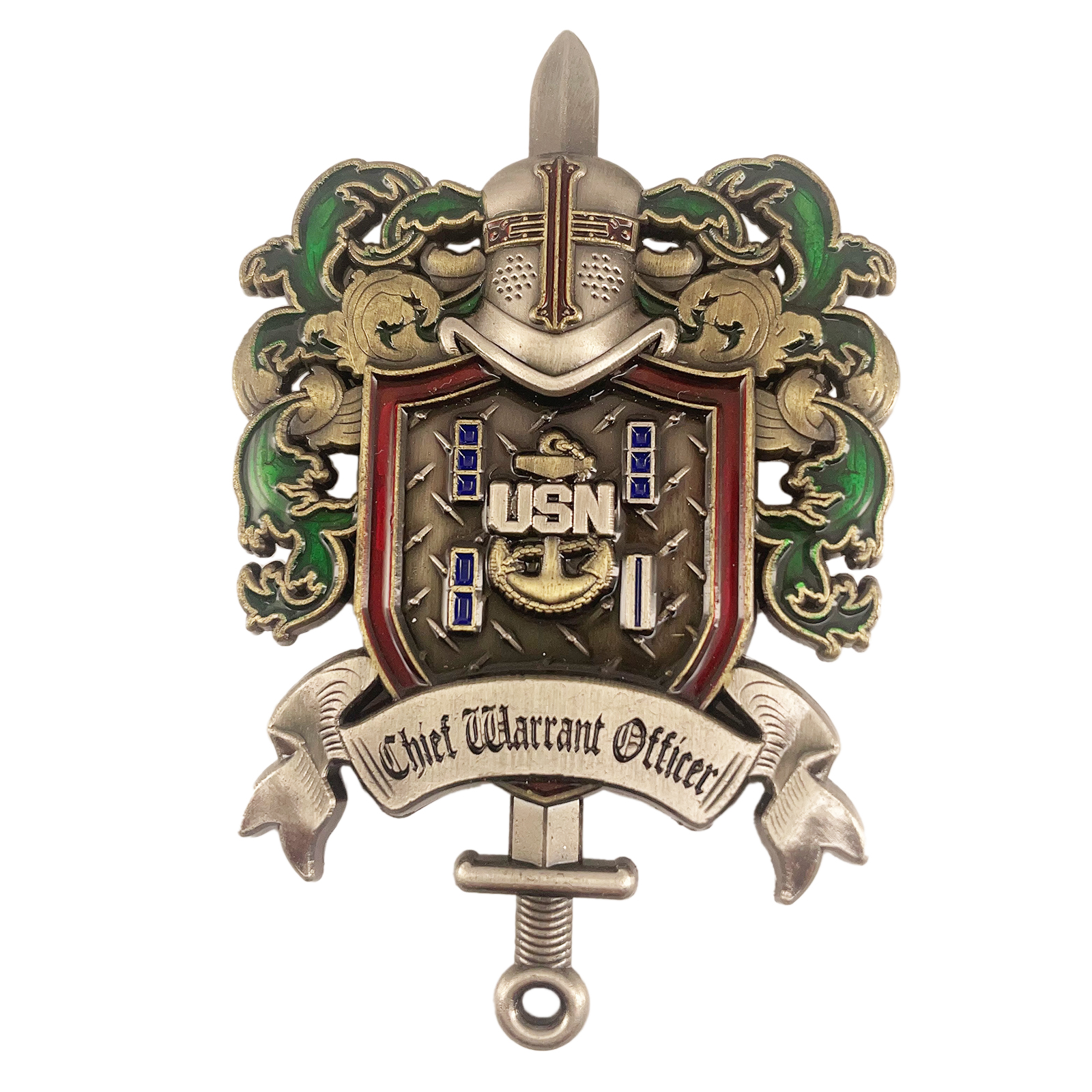 USN Chief Warrant Officer Challenge Coin