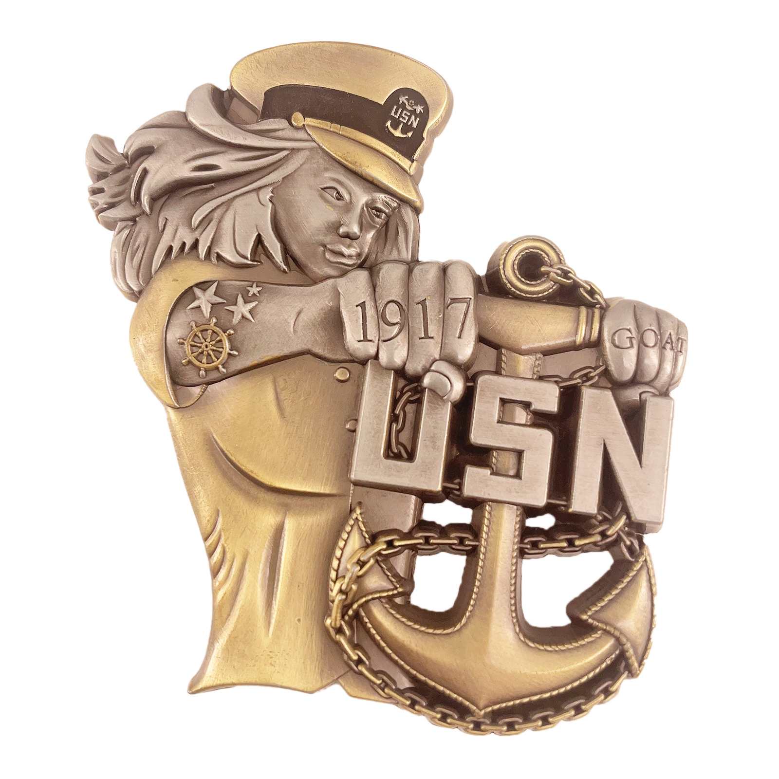 USN Brandi D. Heath Command CPO Chief's Challenge Coin