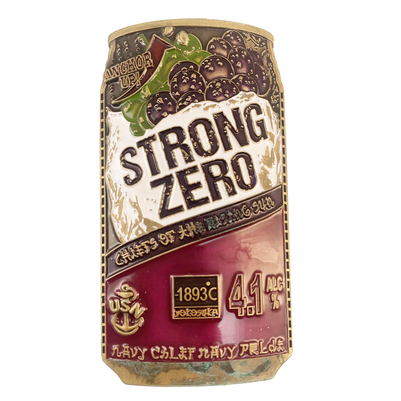 USN Navy Chief Strong Zero Challenge Coin