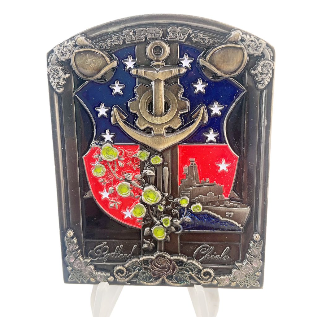USS Portland LPD-27 Challenge Coin