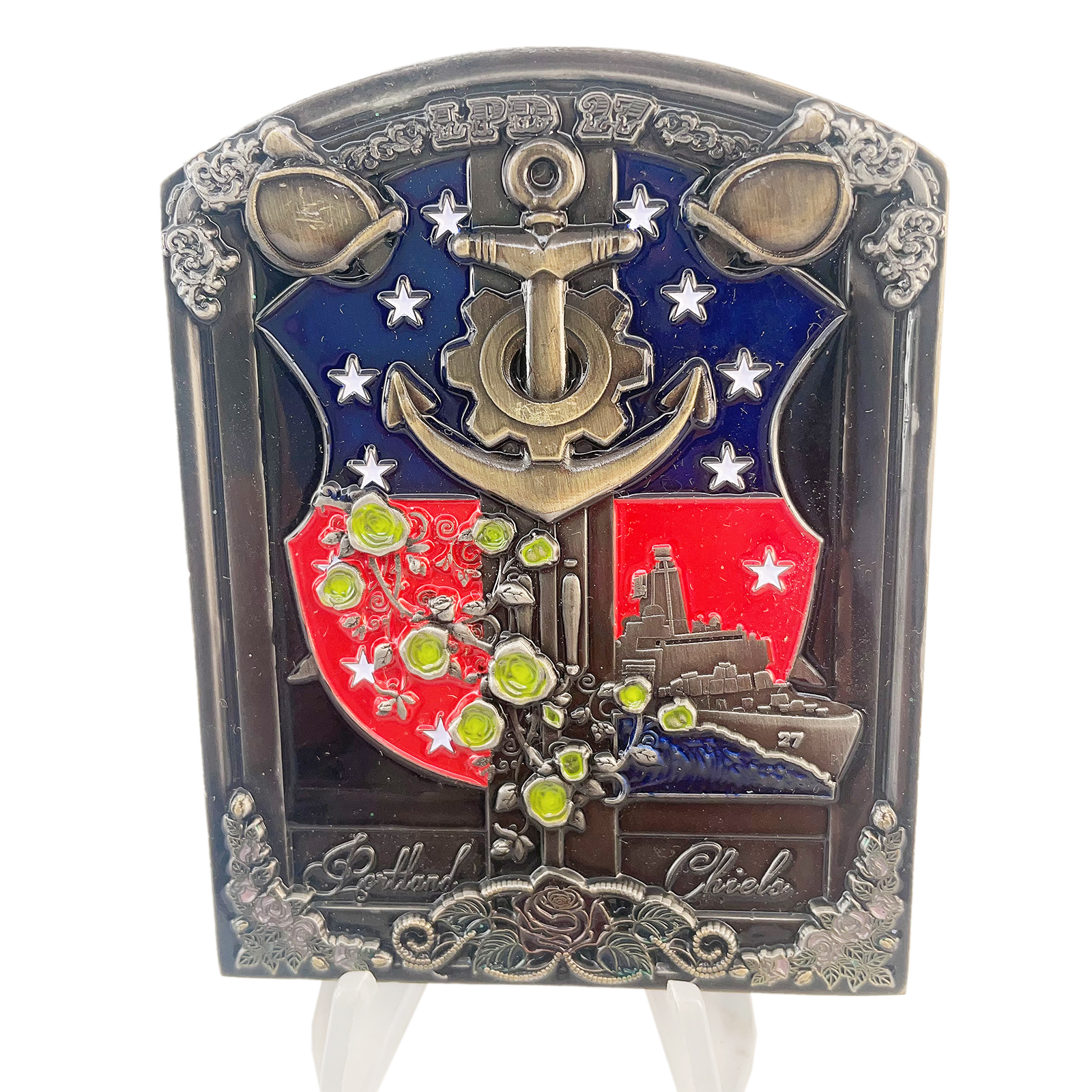 USS Portland LPD-27 Challenge Coin