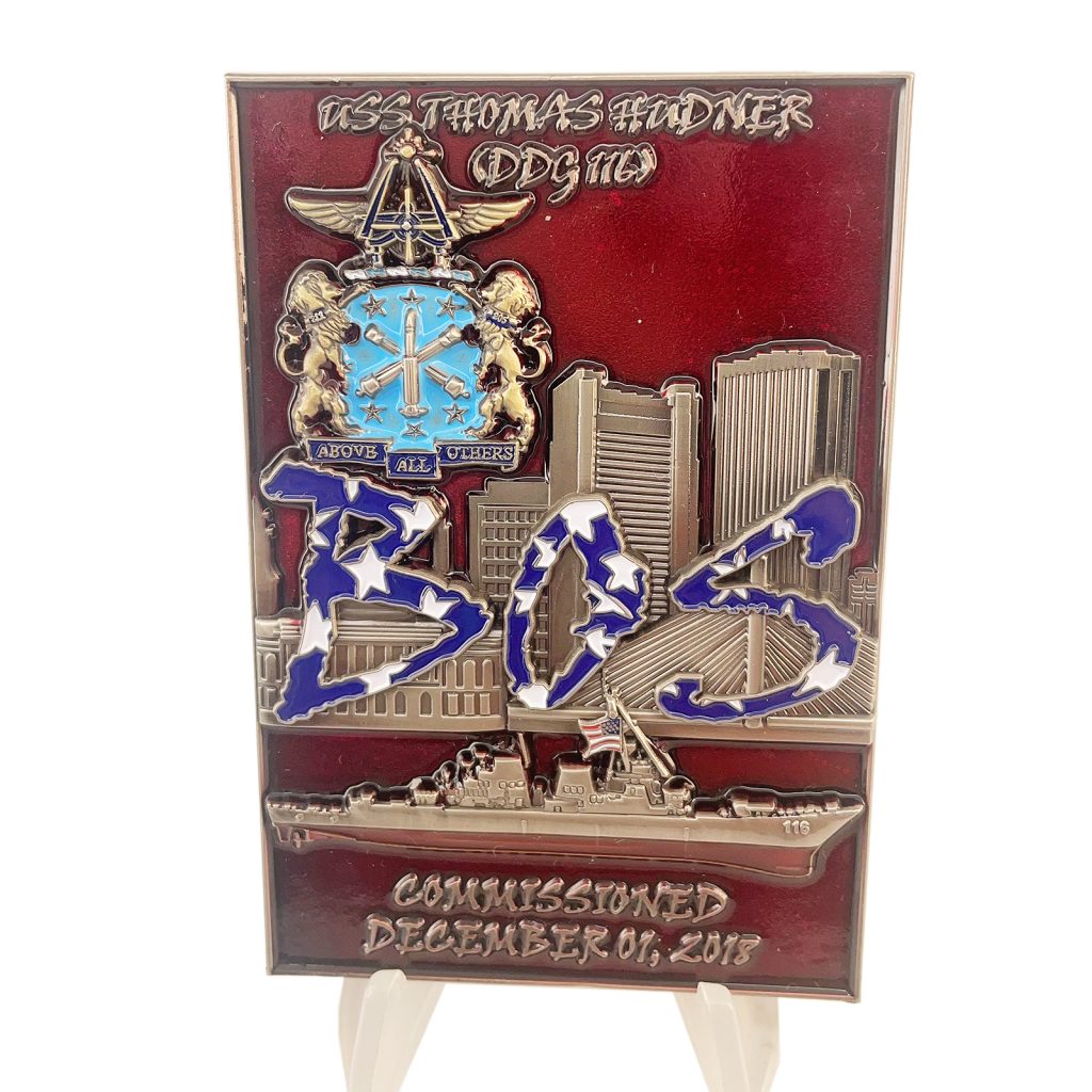 USN USS Thomas Hudner Challenge Coin