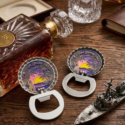 Bottle Opener Challenge Coins