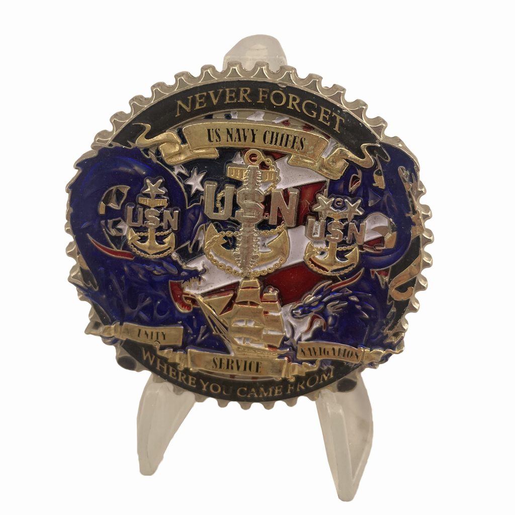 US NAVY Chiefs Challenge Coin