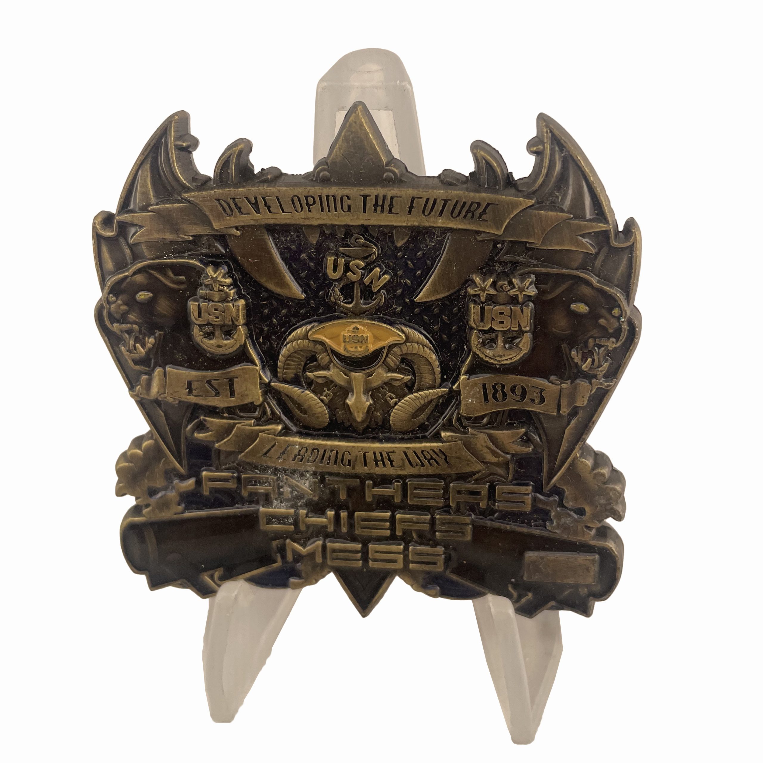 USN Panthers Chiefs Mess Challenge Coin